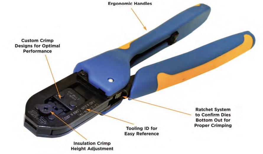 TE Connectivity Outils de sertissage portables certifiés